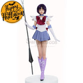 【In Stock】Anime Sailor Moon Cosplay Saturn Hotaru Tomoe Battle Suit Costume Premium Edition Costumes